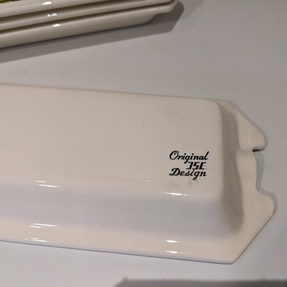 Vintage Ceramic Corn Cob Dishes – Set of 4 – Original JSC Design – 1970s - Picture 6 of 6